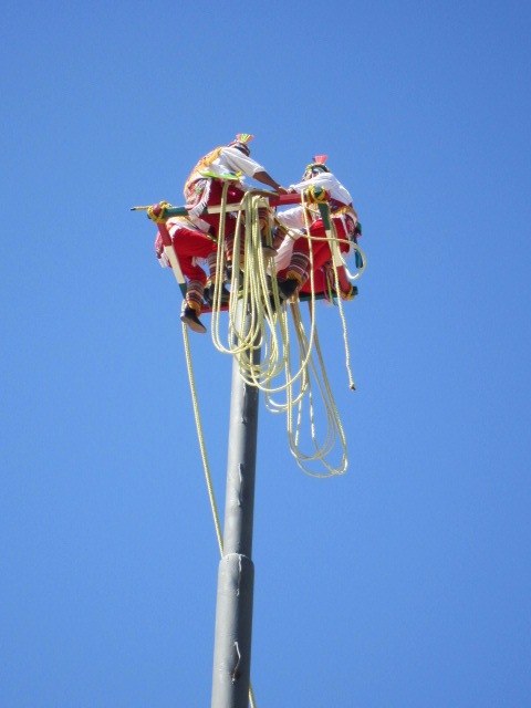 attractions in puerto vallarta mexico the Indian voladores or Papantla Flyers